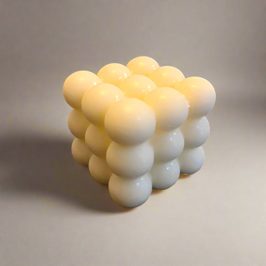 Bubbly Christmas Decor Candle
