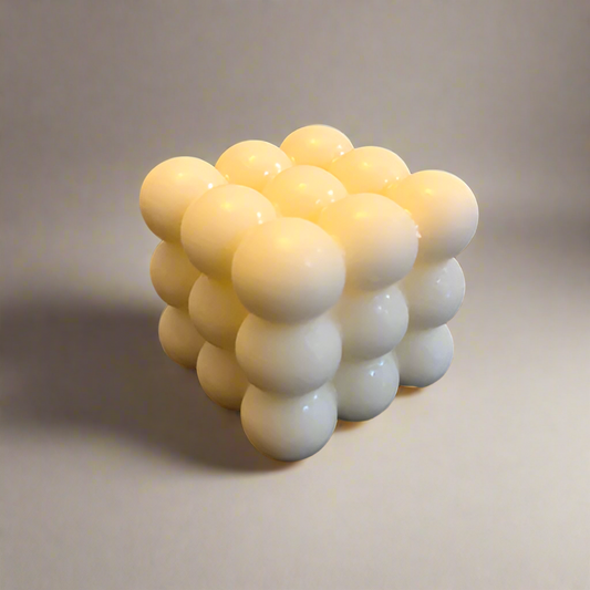 Bubbly Christmas Decor Candle