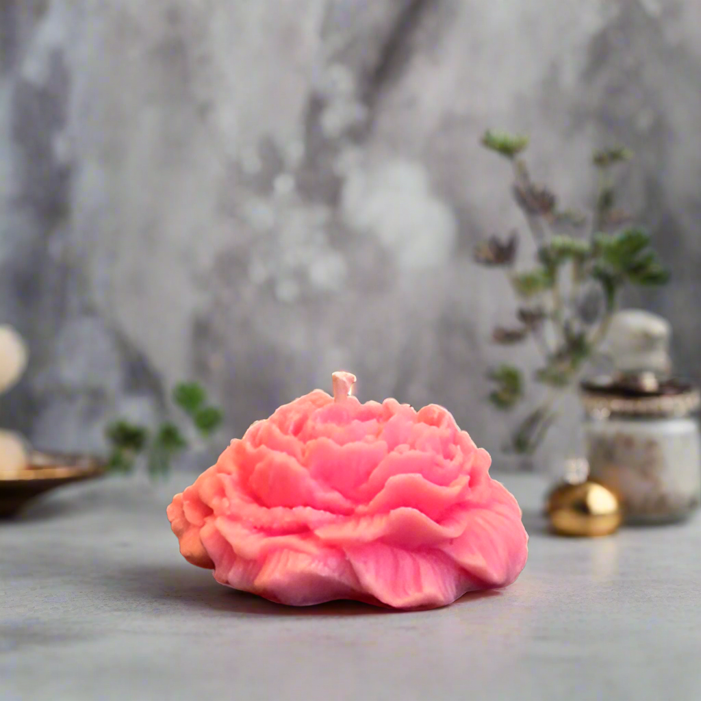 Blooming Peony Candle
